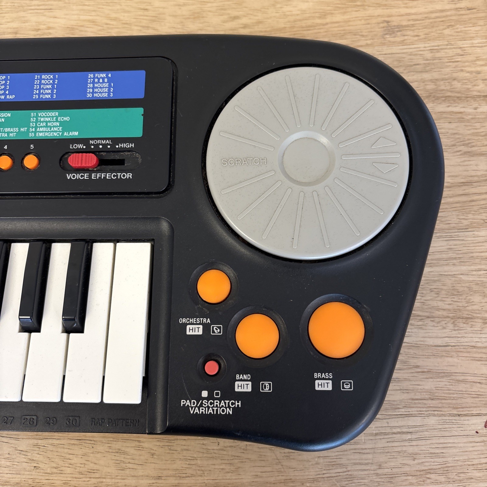 Vintage 1991 Casio Rapman Rap-1 Electronic Keyboard Voice Effector Working READ
