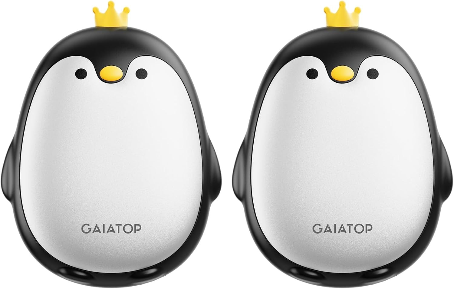 Magnetic Hand Warmers Rechargeable 2 Pack, 3 Settings Cute Pocket Penguin, Fast
