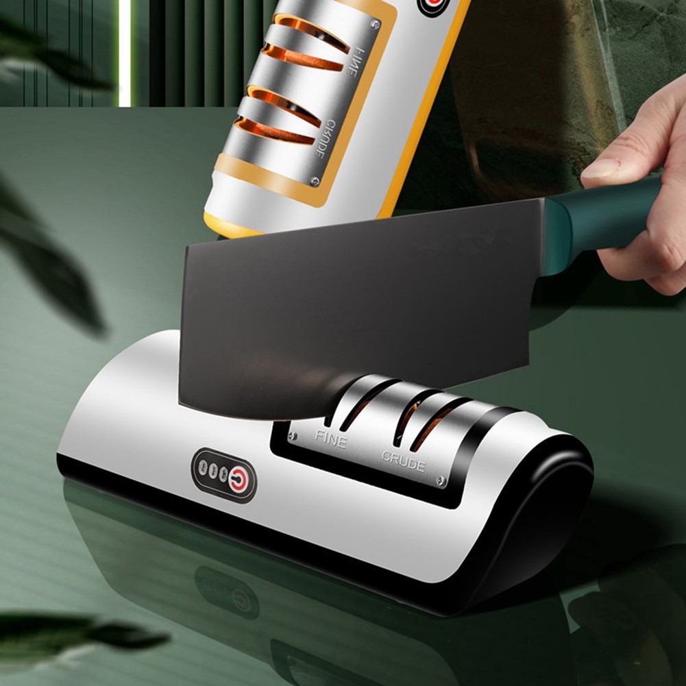 Electric Sharpener Automatic Adjustable Kitchen Tool for Fast Sharpening 1675