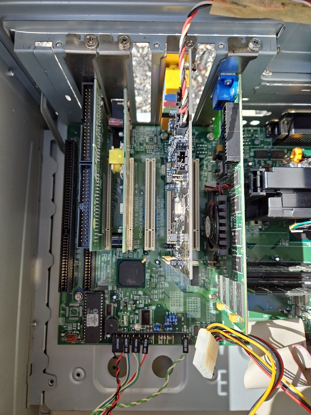Vintage 1990s PC CPU Computer Translucent Case 89 S7