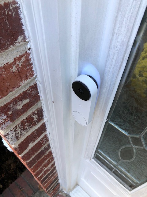 Google Nest Doorbell Gen 2 (Wired) Angle Wedge 90 Degree
