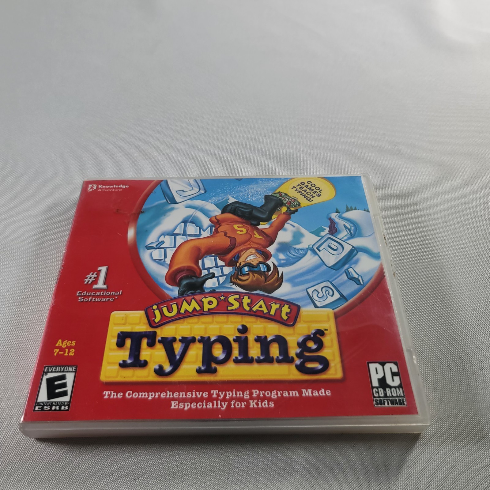 Jump Start Typing PC CD-Rom 2003 Windows Mac Ages 7-12 Educational Game 1 CD