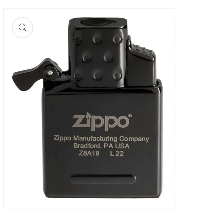 Zippo NEW Single Torch Black Insert Refillable Butane Gas Lighter Windproof