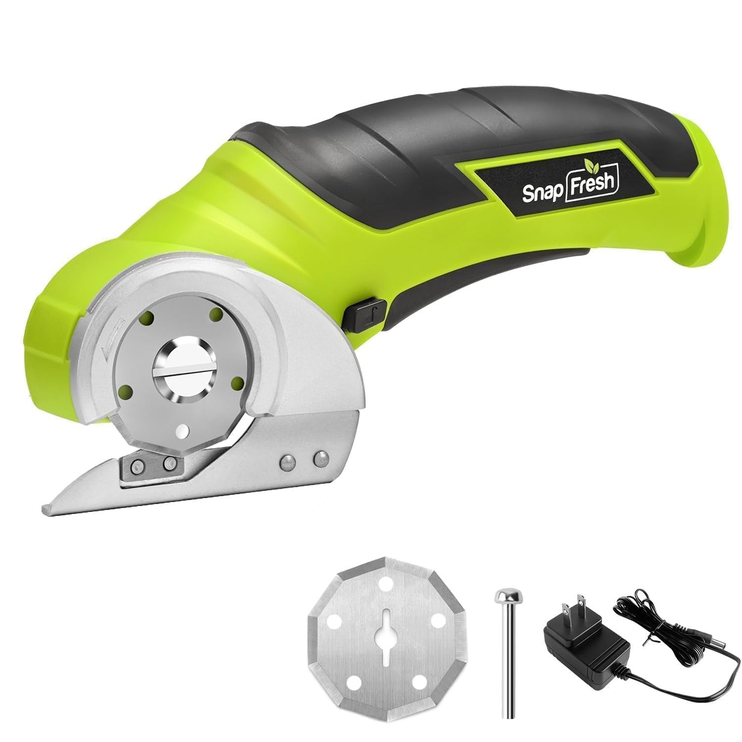 SnapFresh Cordless Electric Scissors, 4V Mini Box Cutter, Green