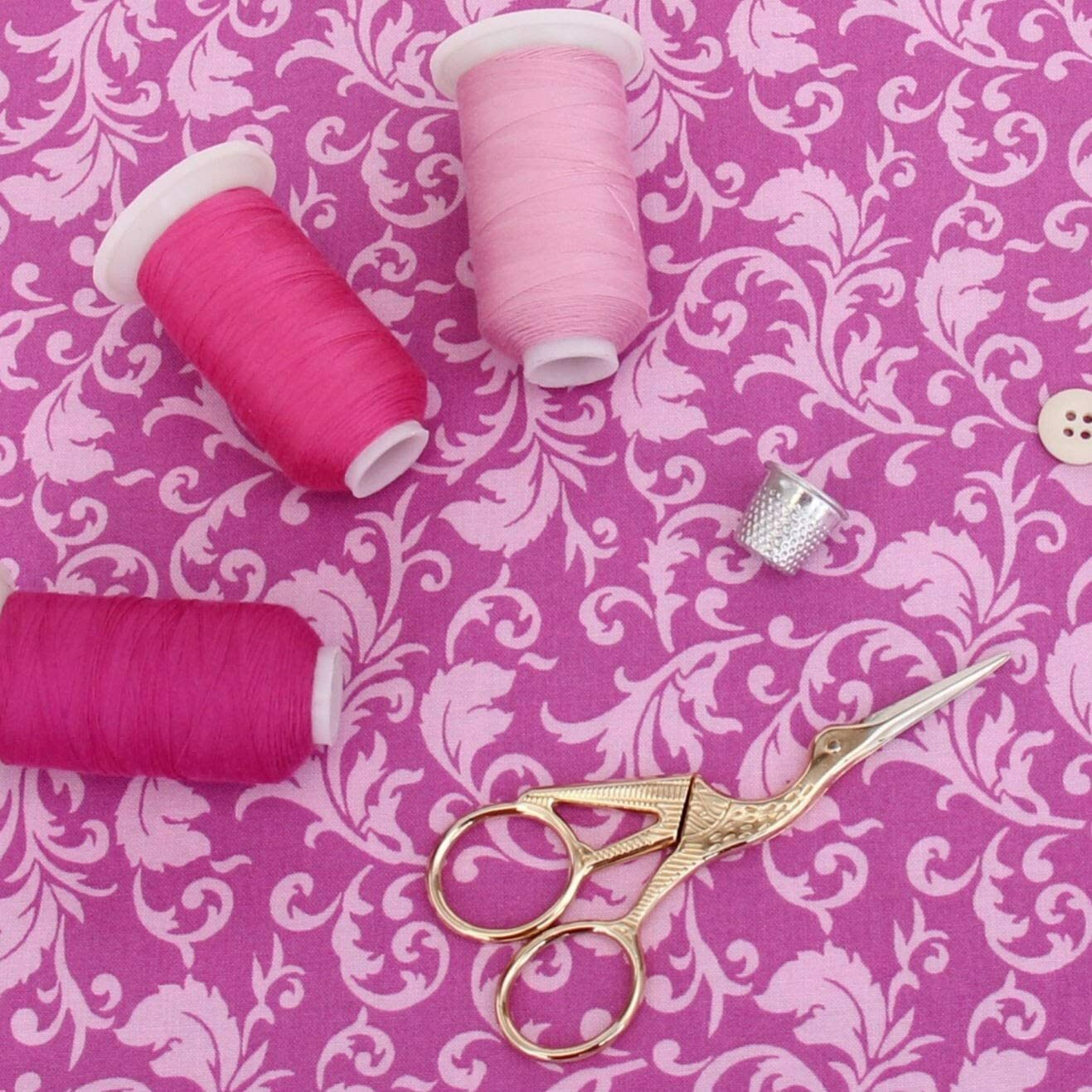 SPUN POLYESTER SEWING THREAD - 50/3 - 600M - 86 COLORS AVAILABLE - THREADART