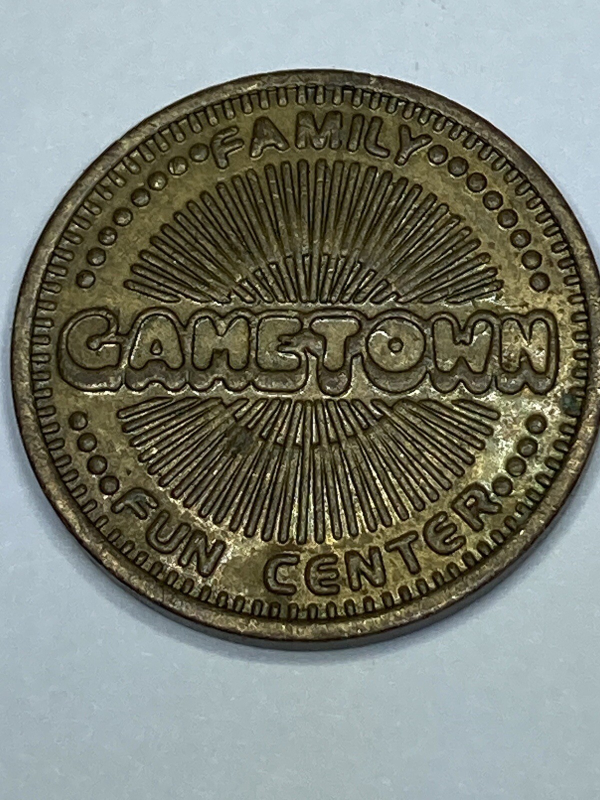 RARE Gametown Family Fun Center Arcade Token Coin Tukwila WA (defunct) (#N01)