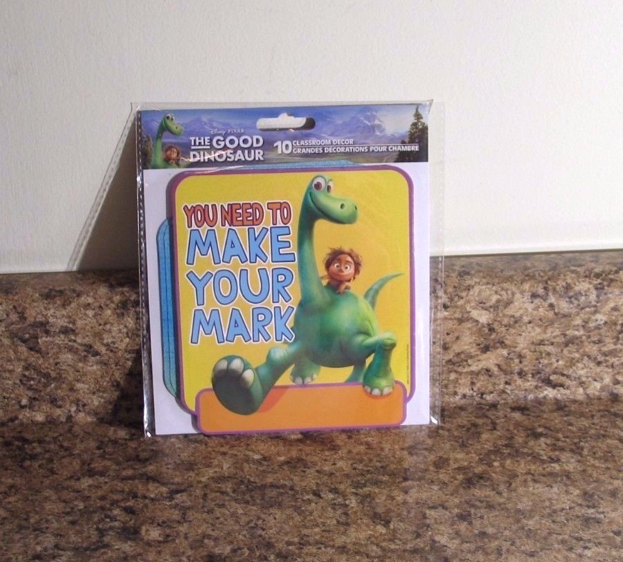 Disney The Good Dinosaur Bulletin Board Teacher 10 Piece Set of 2 Designs NEW