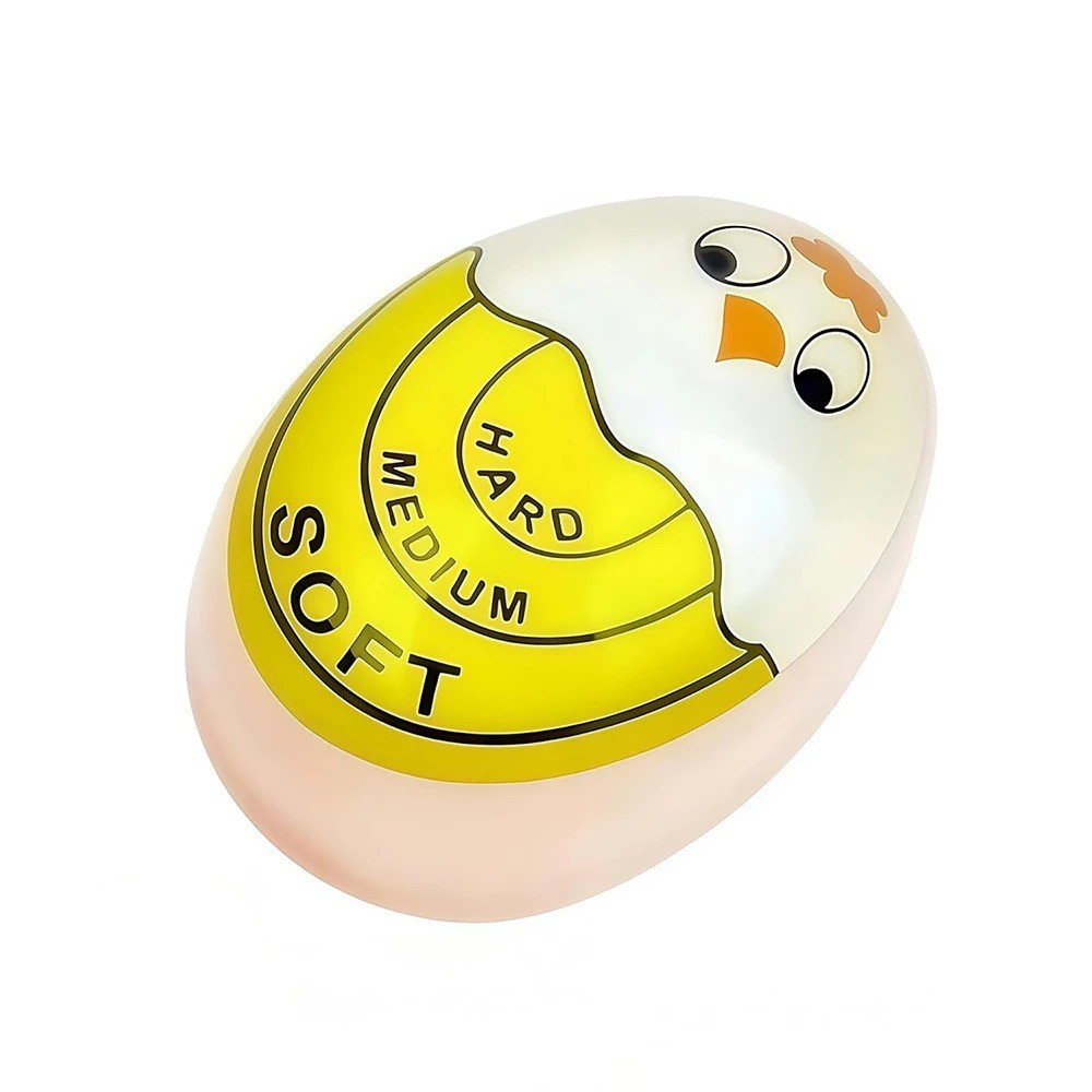 1pc Egg Timer Color Changing Indicator Soft Hard Boiled Egg Cooking Tool Gadget