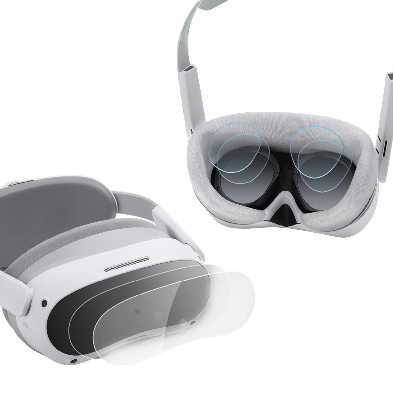 For PICO 4 Lens Protective Film VR Glasses Film Anti-Scratch Soft Panel Film