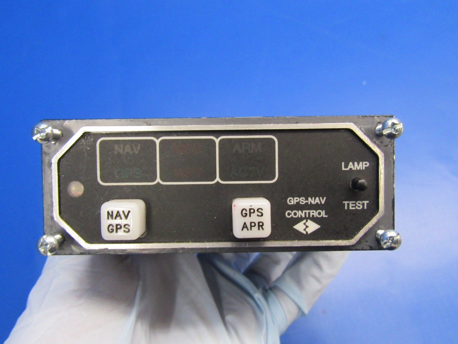 Mid Continent GPS Annunciation Control Unit 28V P/N MD41-528 (1017-30)