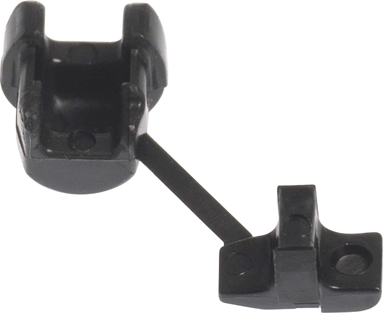 Flat Strain Relief Bushing 0.375 Inch Diameter Cable Protector Black 10 Pcs