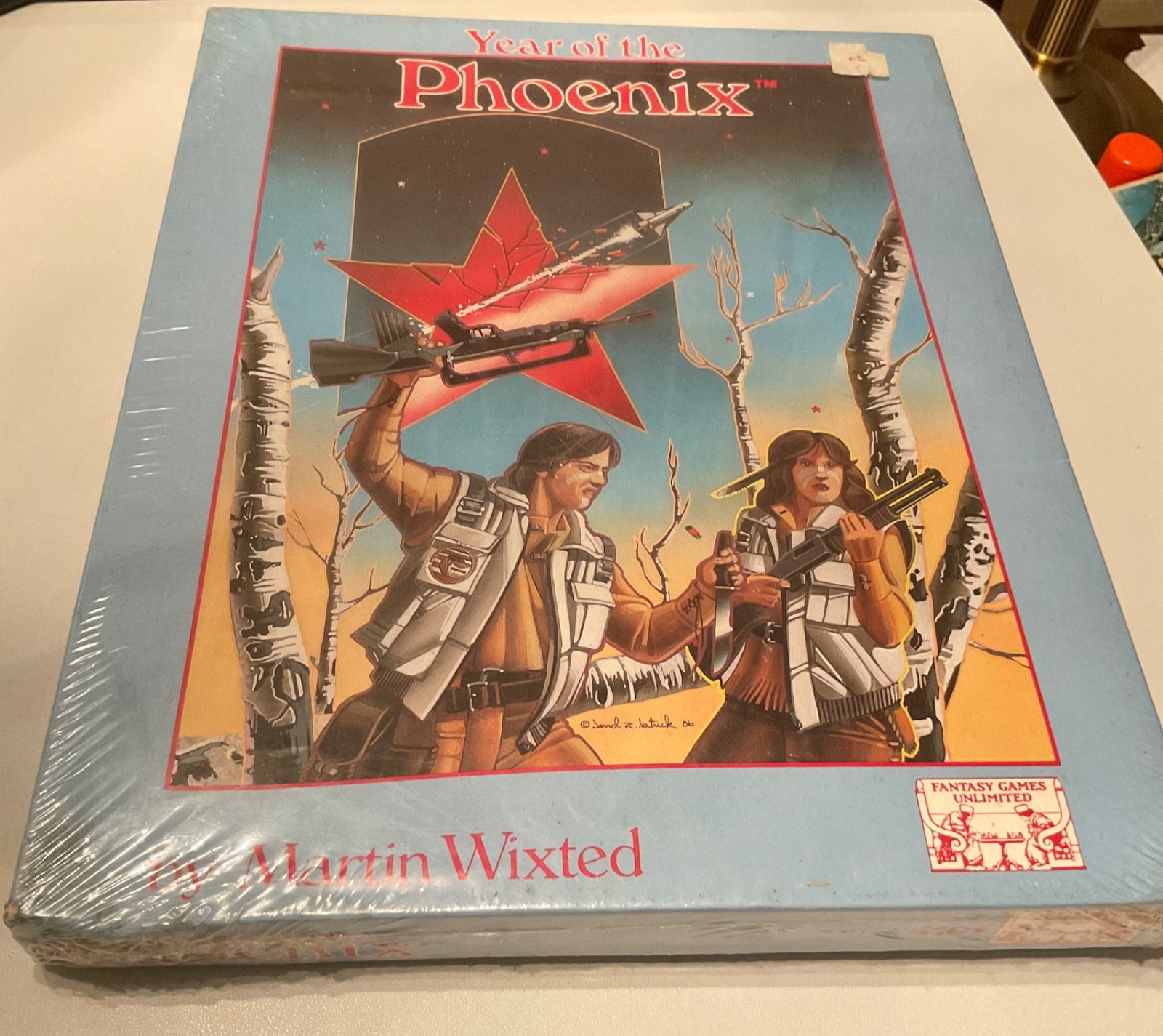 VTG  1986 YEAR of the PHOENIX RPG Fantasy Games Unlimited Box Set, New, Shrink