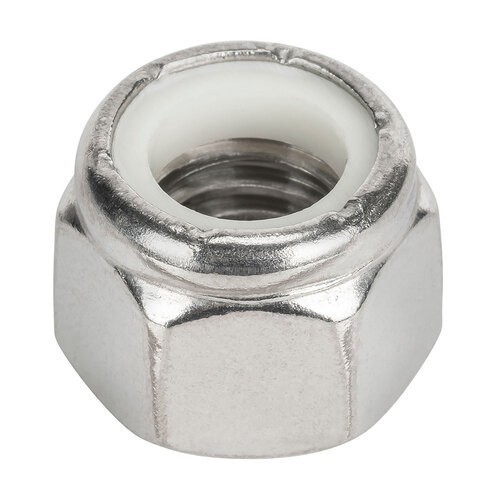 Nylon Lock Nut Stainless Steel A4  (Pk. of 10)