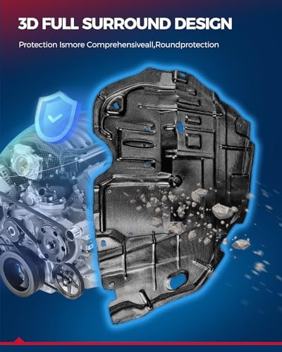 Engine Splash Shield Front Lower Under Cover Compatible with 2009 VW1228144