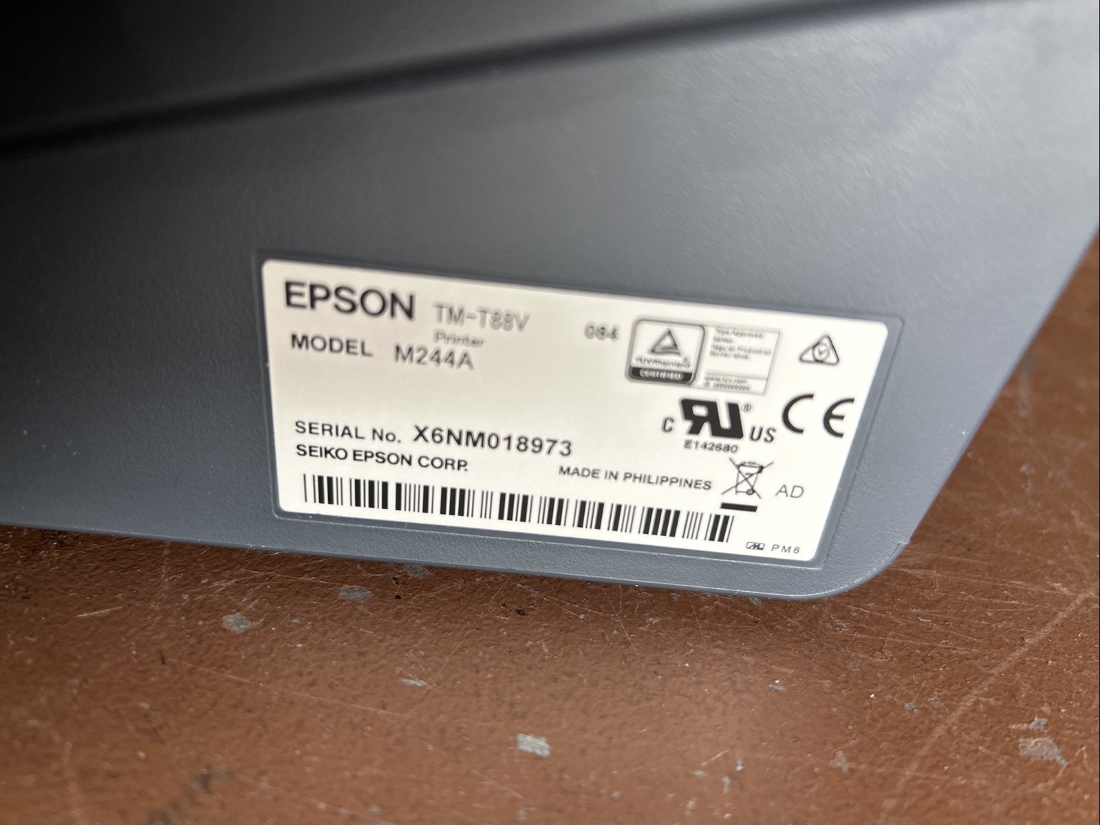 Epson m244a Thermal Receipt Printer w/o Power Supply