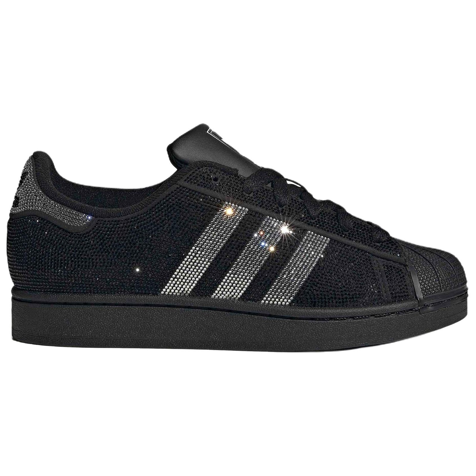 Superstar Wmns Adidas Originals 2 'Rhinestone Black Silver' Women's - IH4200