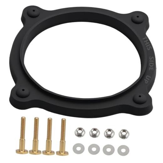 RV Toilet Floor Flange Seal and Mounting Hardware Kit Compatible with Dometic