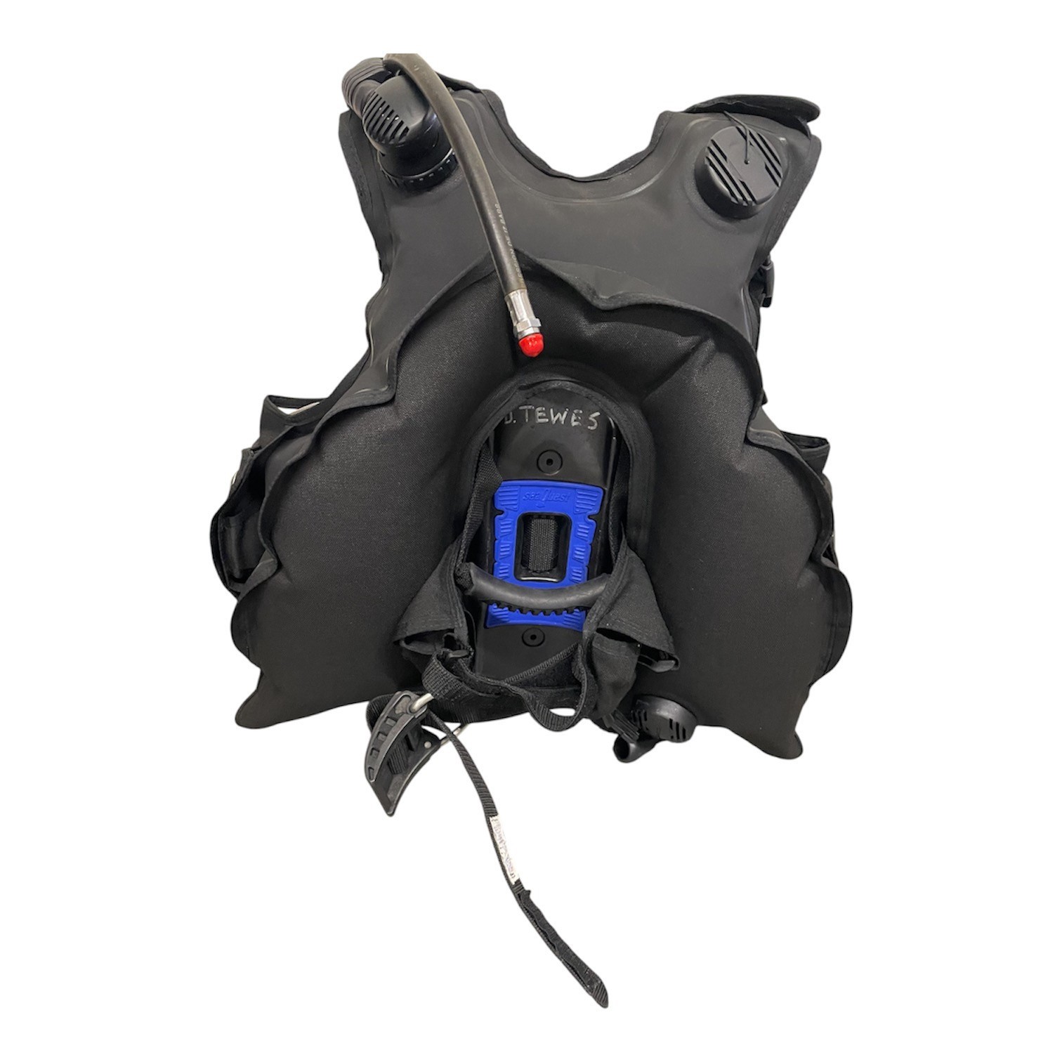 SeaQuest ML Scuba Diving BCD Buoyancy Compensator w/AirSource USED