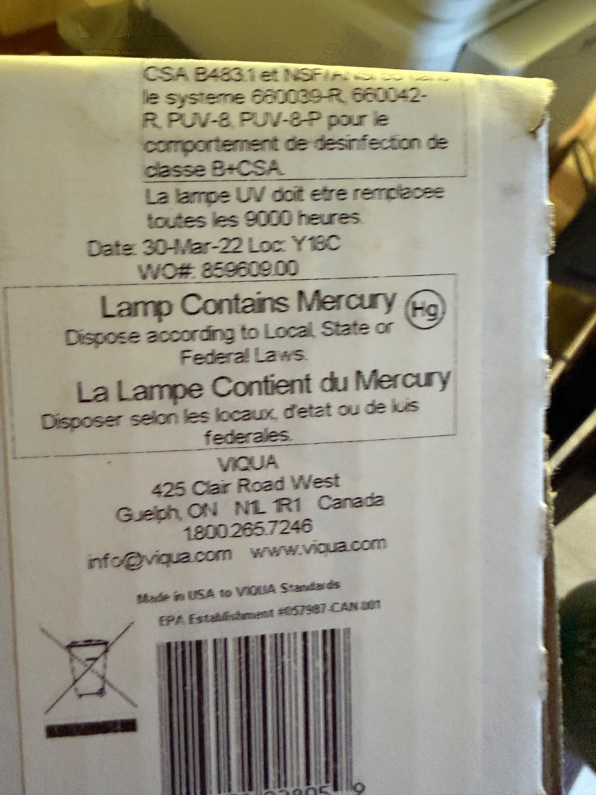 viqua uv lamps