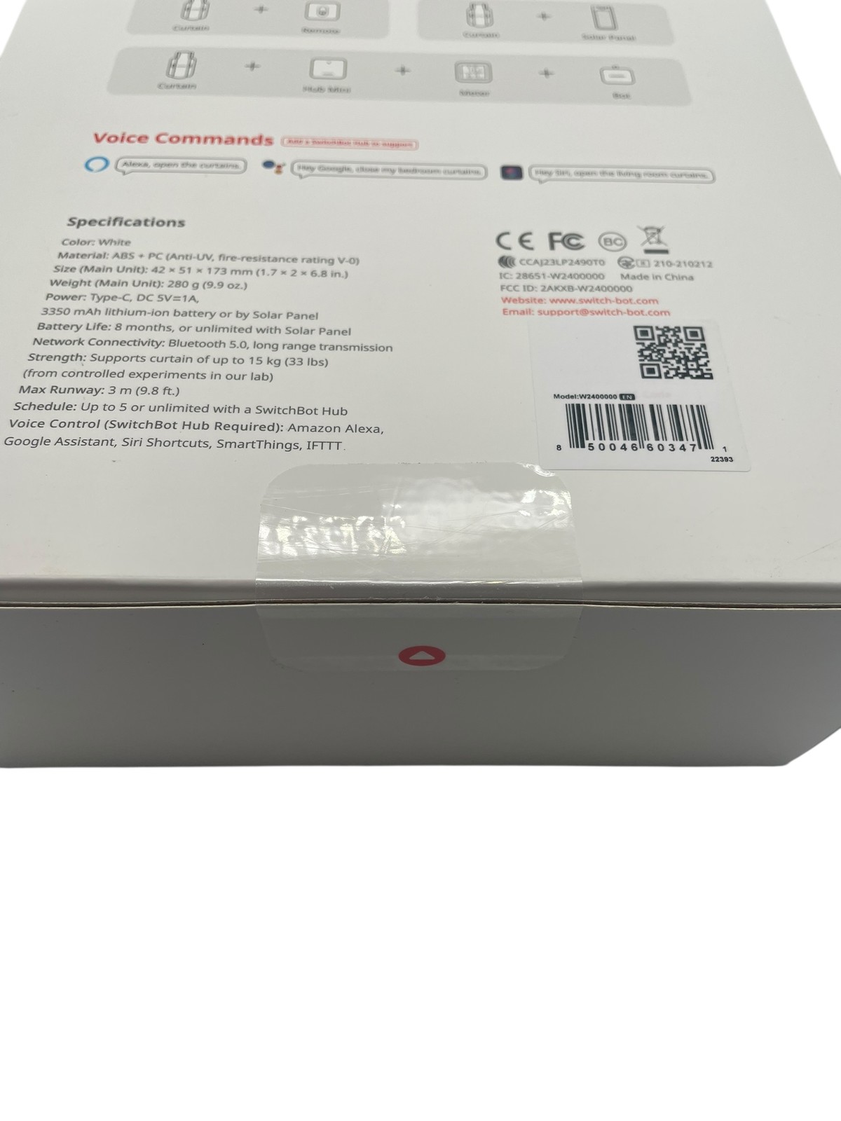 SwitchBot Curtain 3 - Automatic Curtain Opener