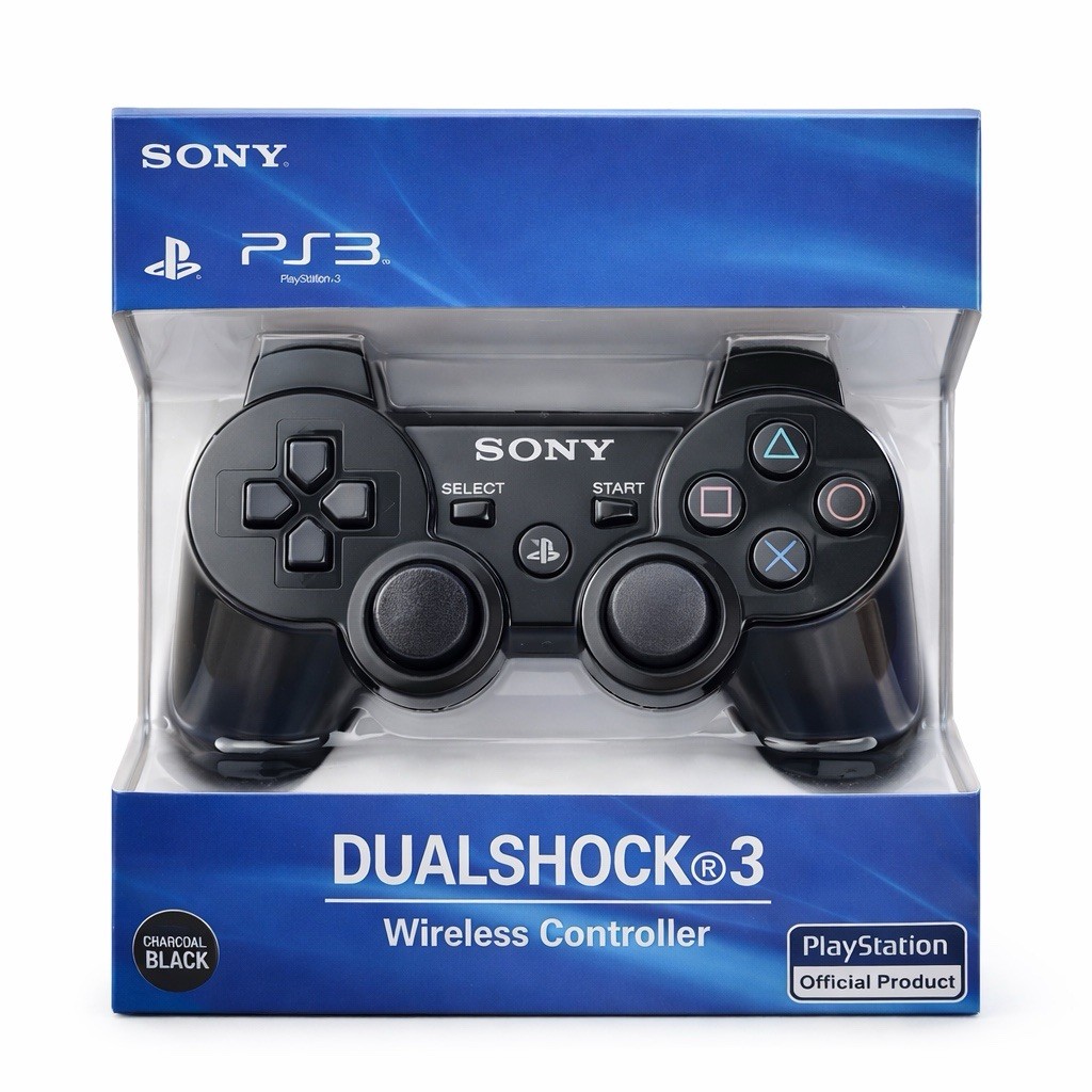 PS3 Wireless Controller Black Compatible DualShock Style Fast Response