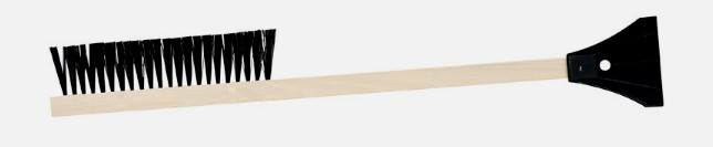 Hopkins Mallory 25" Car ICE SNOWSCRAPER & BRUSH Double Thick Handle Two-Row 203