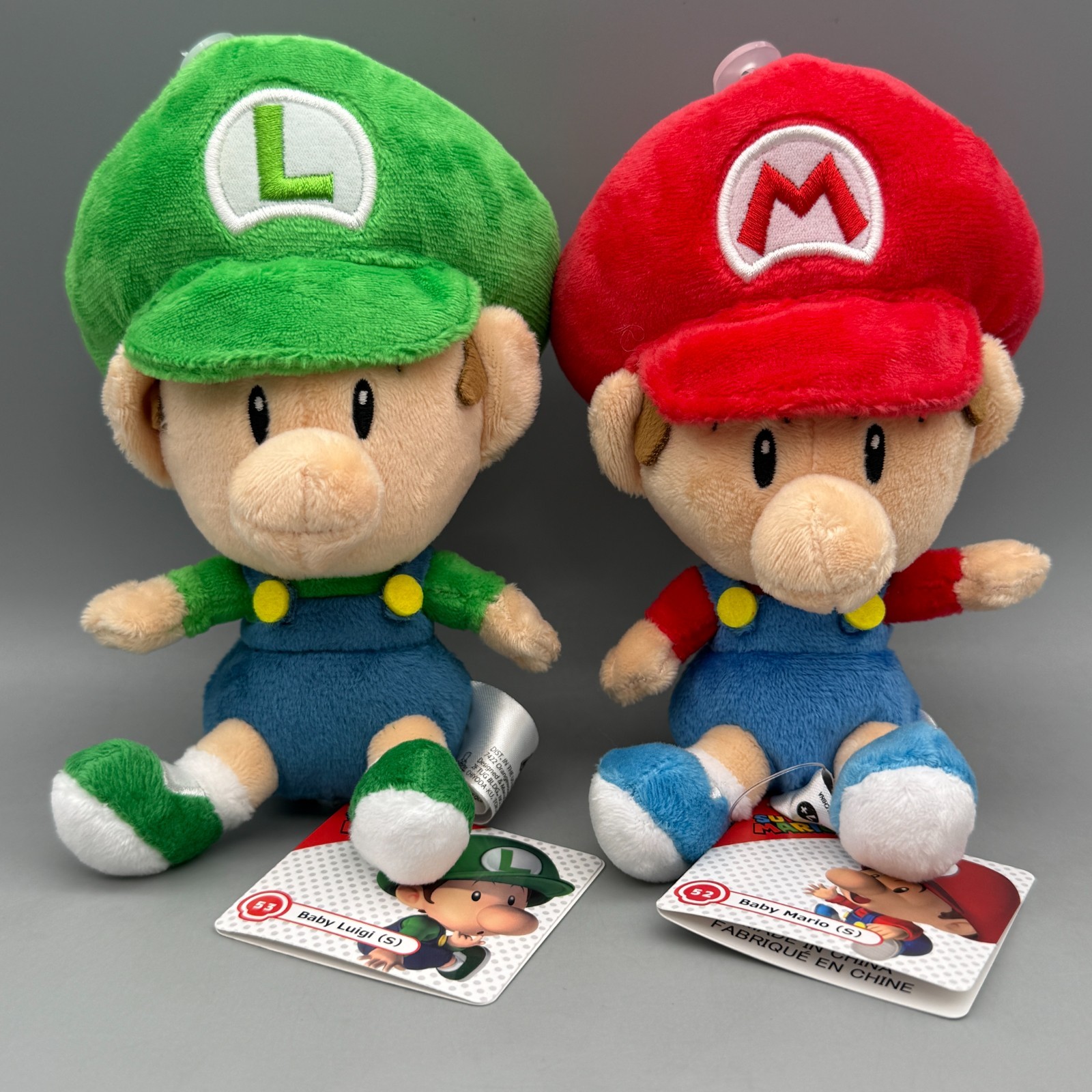 Baby Mario & Baby Luigi 6"  Stuffed Plush Toys by Sanei Little Buddy - YOU PICK