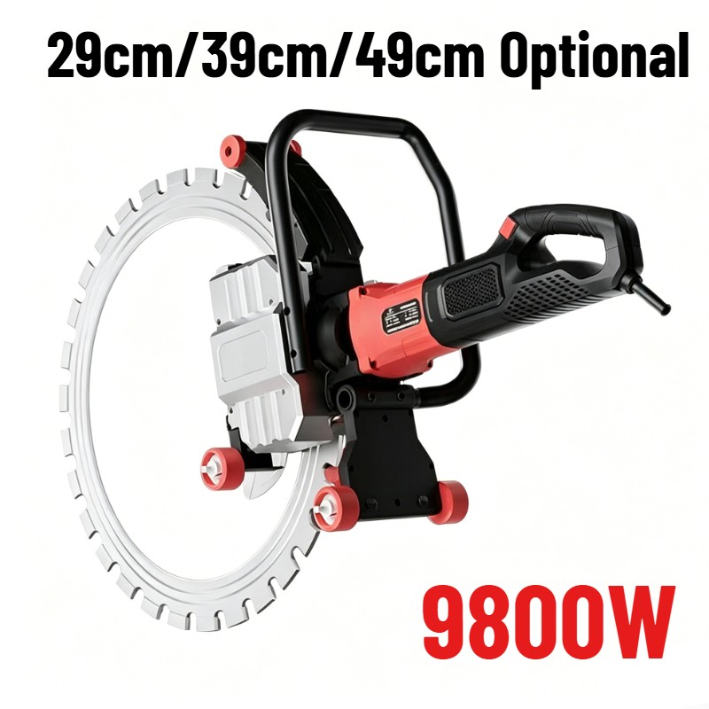 9800W 29cm/39cm/49cm Ring Saw High-power Concrete Wall Cutting Machine 110V/220V