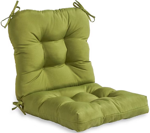 Greendale Home Fashions 19-in x 21-in Hunter Patio chair cushion