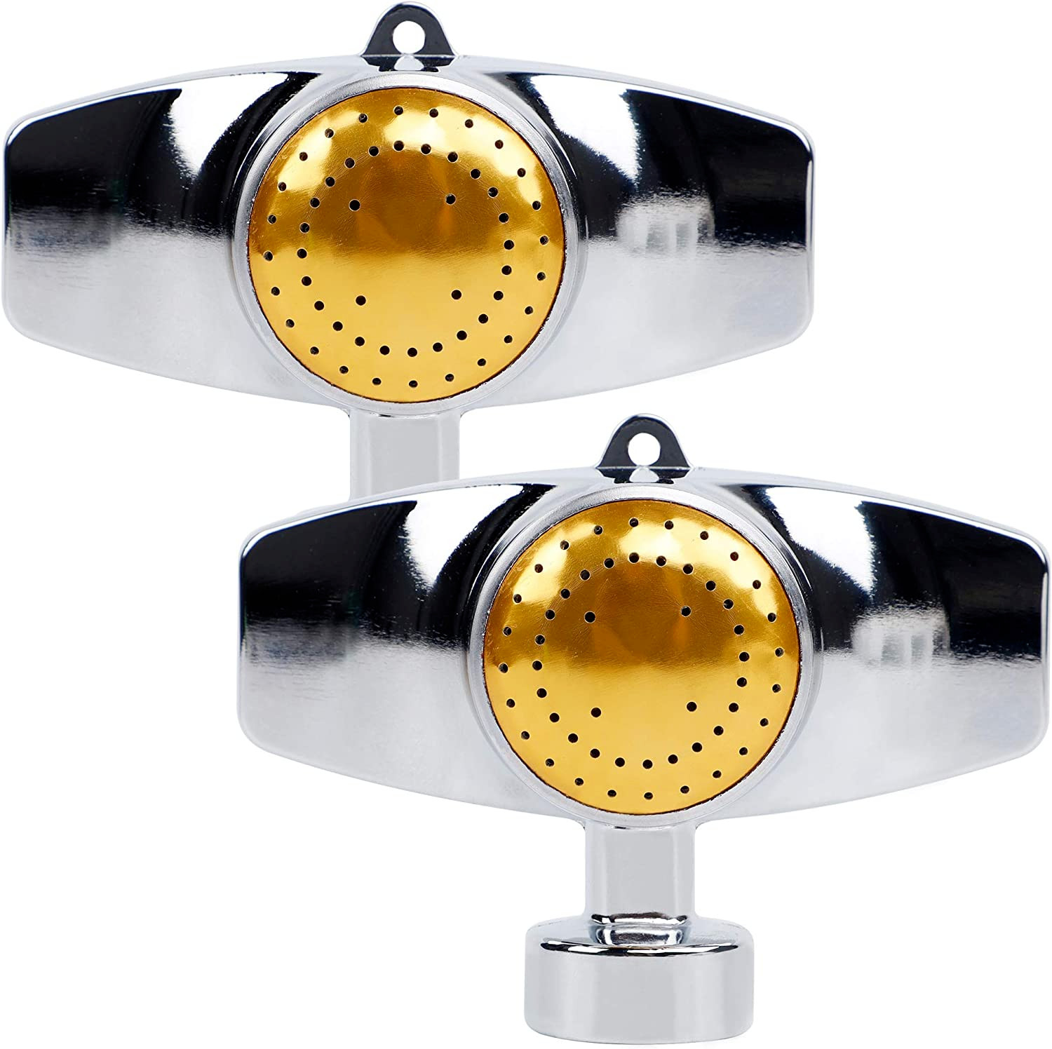 Twinkle Star 2-Pack Metal Spot Sprinkler, 360° Square Circle Pattern, Gentle