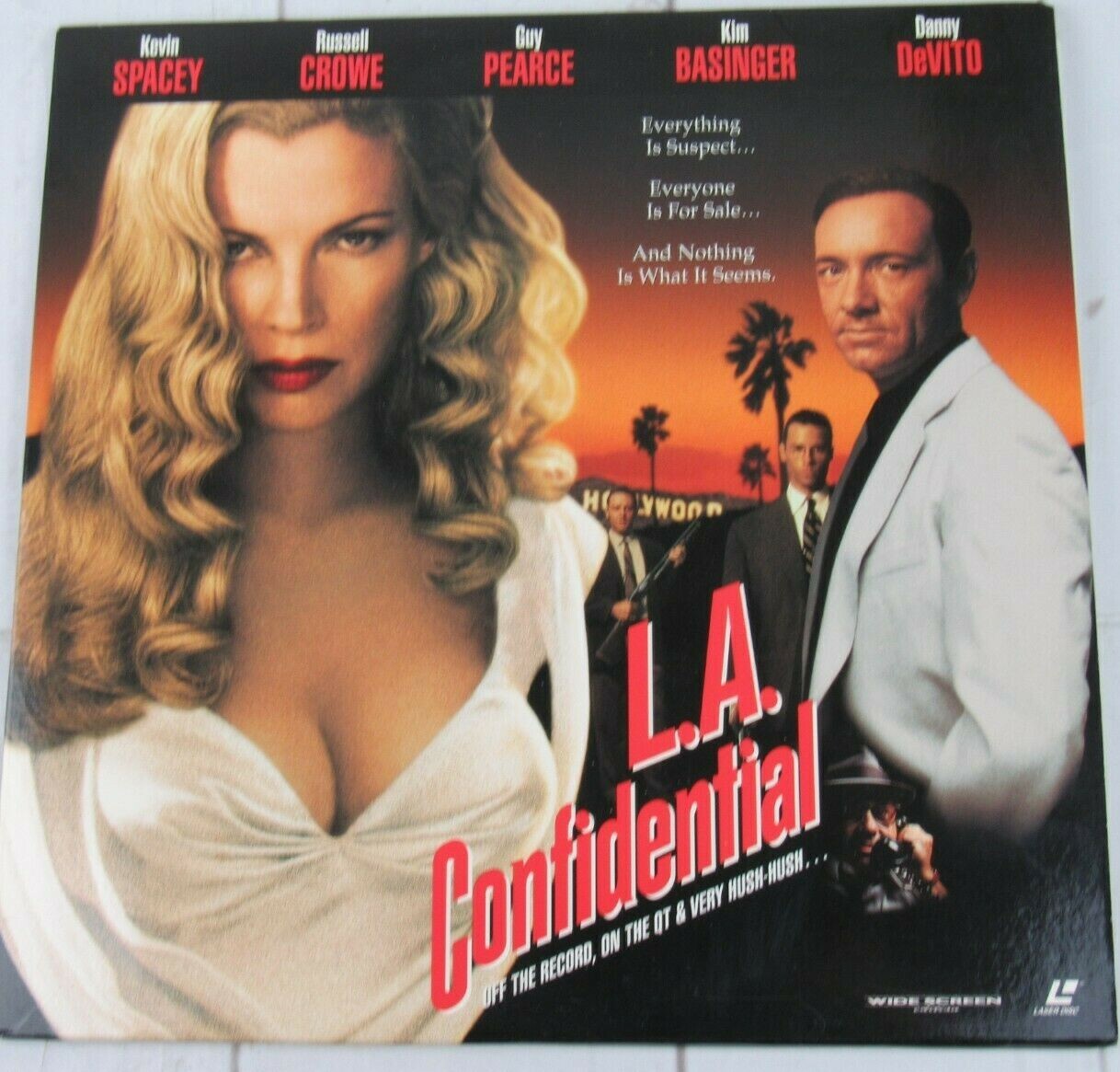 L A Confidential, Kevin Spacey, Widescreen Extended Play Laser Disc R