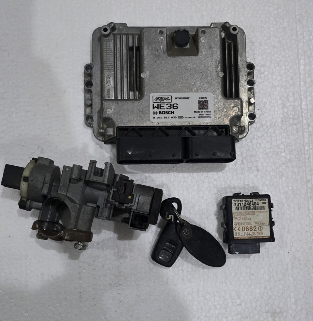 FORD RANGER EVEREST MAZDA BT-50 WE36 0281013053 ECU IMMO&KEY COMPLETE START KIT