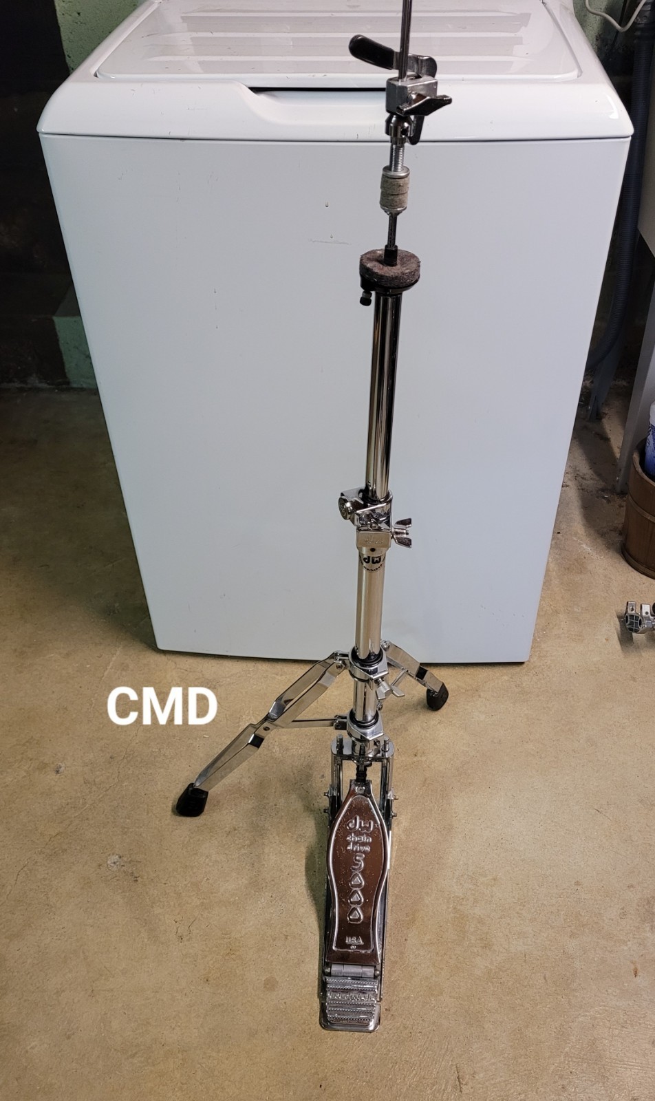 RARE ALL CHROME DW 5000 2 LEGGED HIHAT STAND CIRCA 01 MODERN DRUMMER ANNIVERSARY