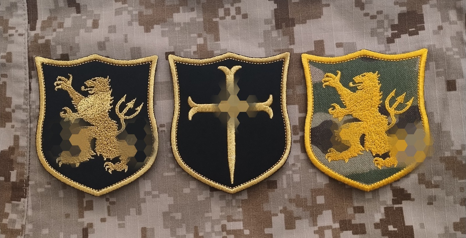 NSWDG DevGru Gold SQN Crusader 3 Patch Set