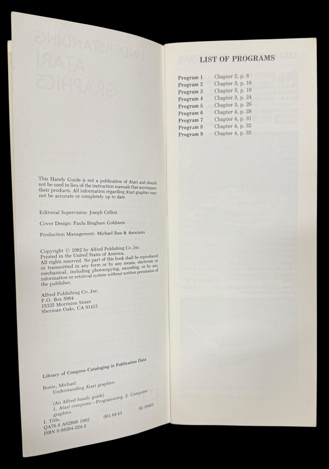 Alfred Handy Guide's Understanding: Pascal, AI, Basic, & Atari Graphics Books