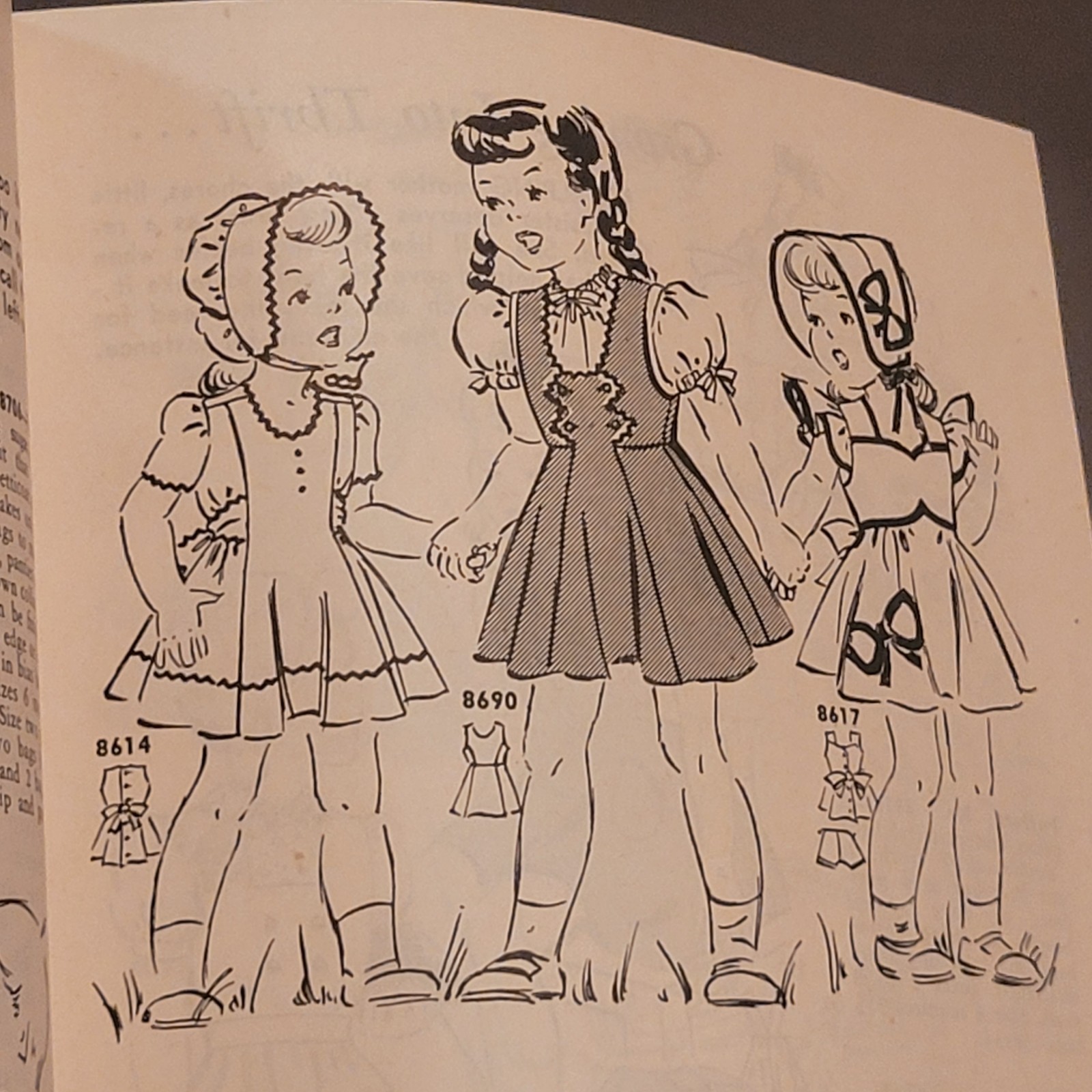 VTG Mail Order M.O. Sewing Patterns 1940s Bag Magic