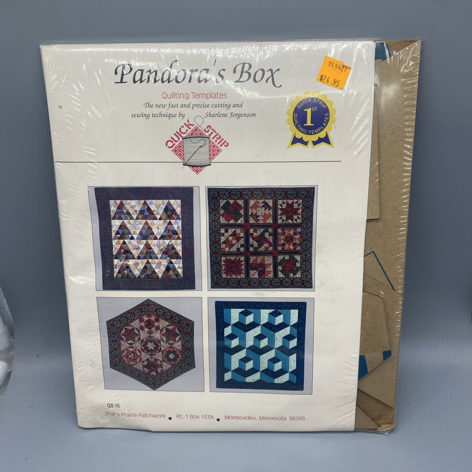 Pandora’s Box Quilting Templates by Quick Strip Sharlene Jorgenson QS 15 NEW