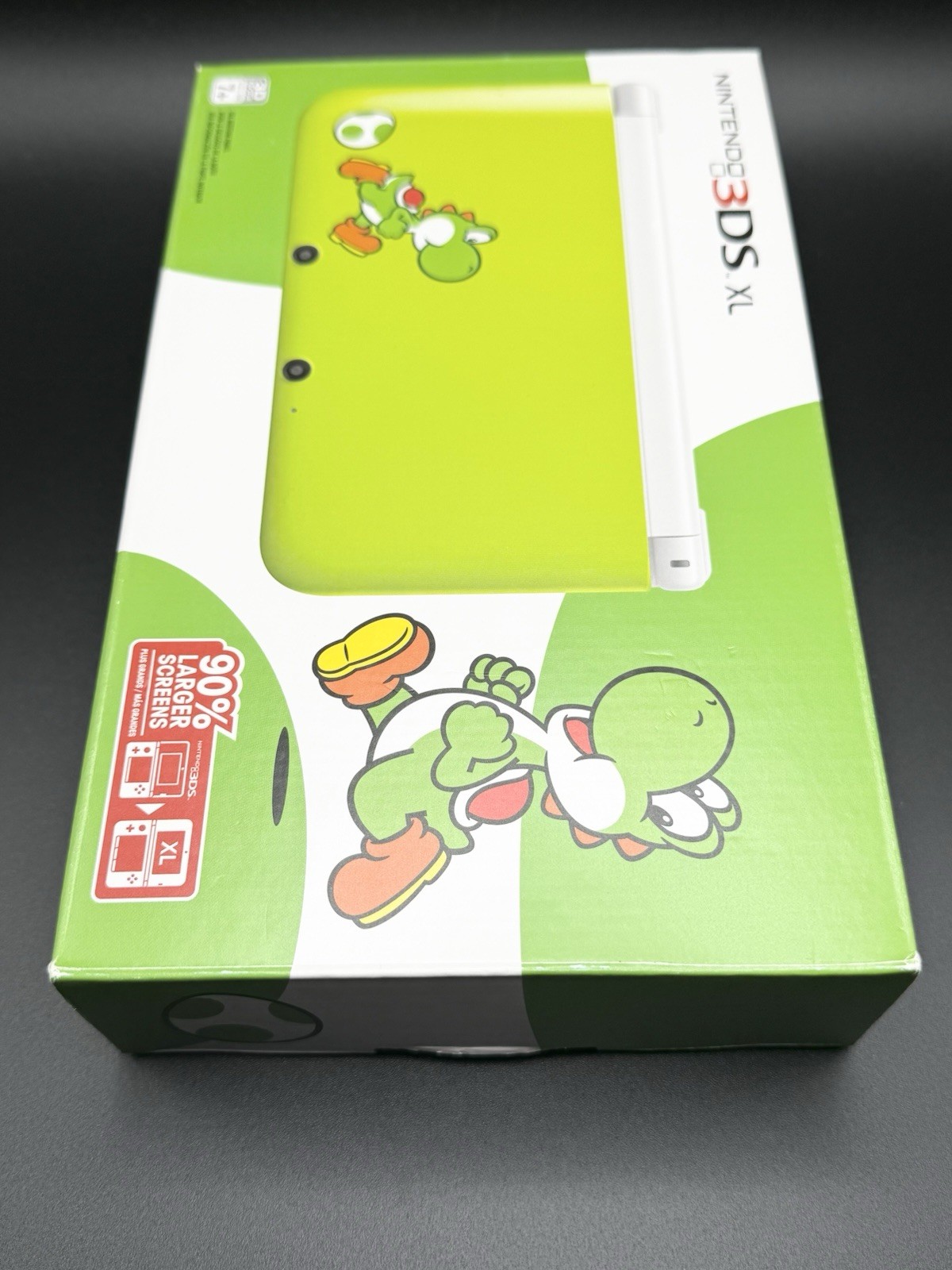 Nintendo 3DS XL Yoshi Edition *** BOX & MANUAL ONLY ***