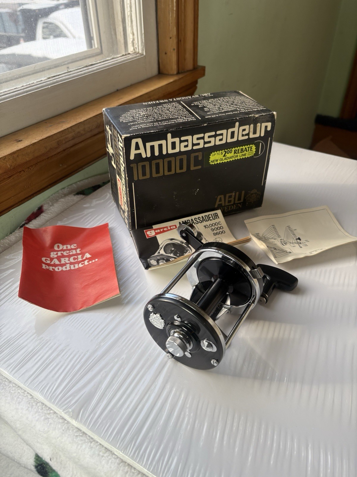Vintage Garcia Ambassadeur 10000C Fishing Reel Excellent