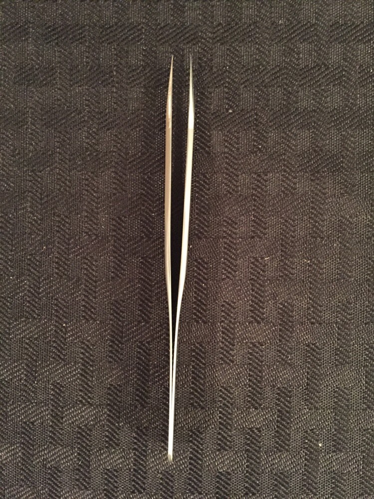 NEW WCO 3C EYE SUTURE FORCEPS Non-magnetic, Anti-acid Straight 4.25"