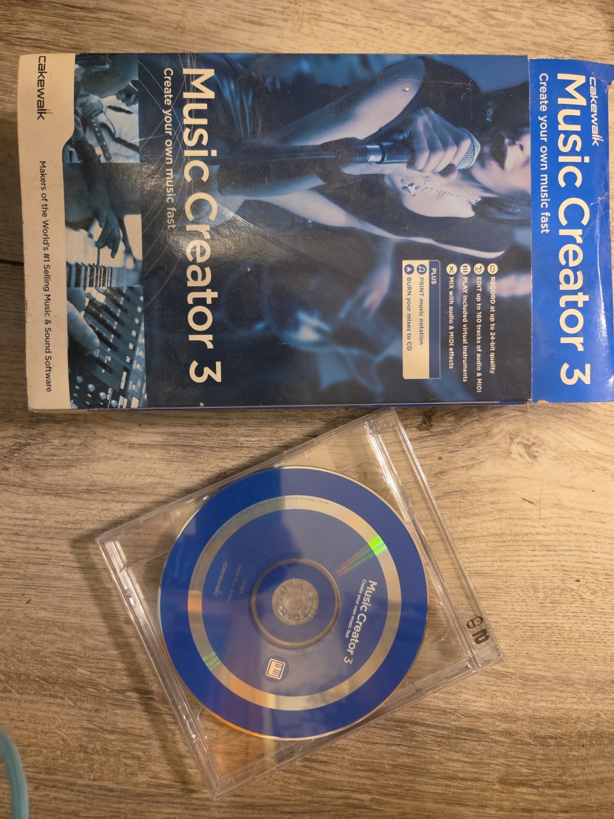 Cakewalk Music Creator 3  CD No Manual