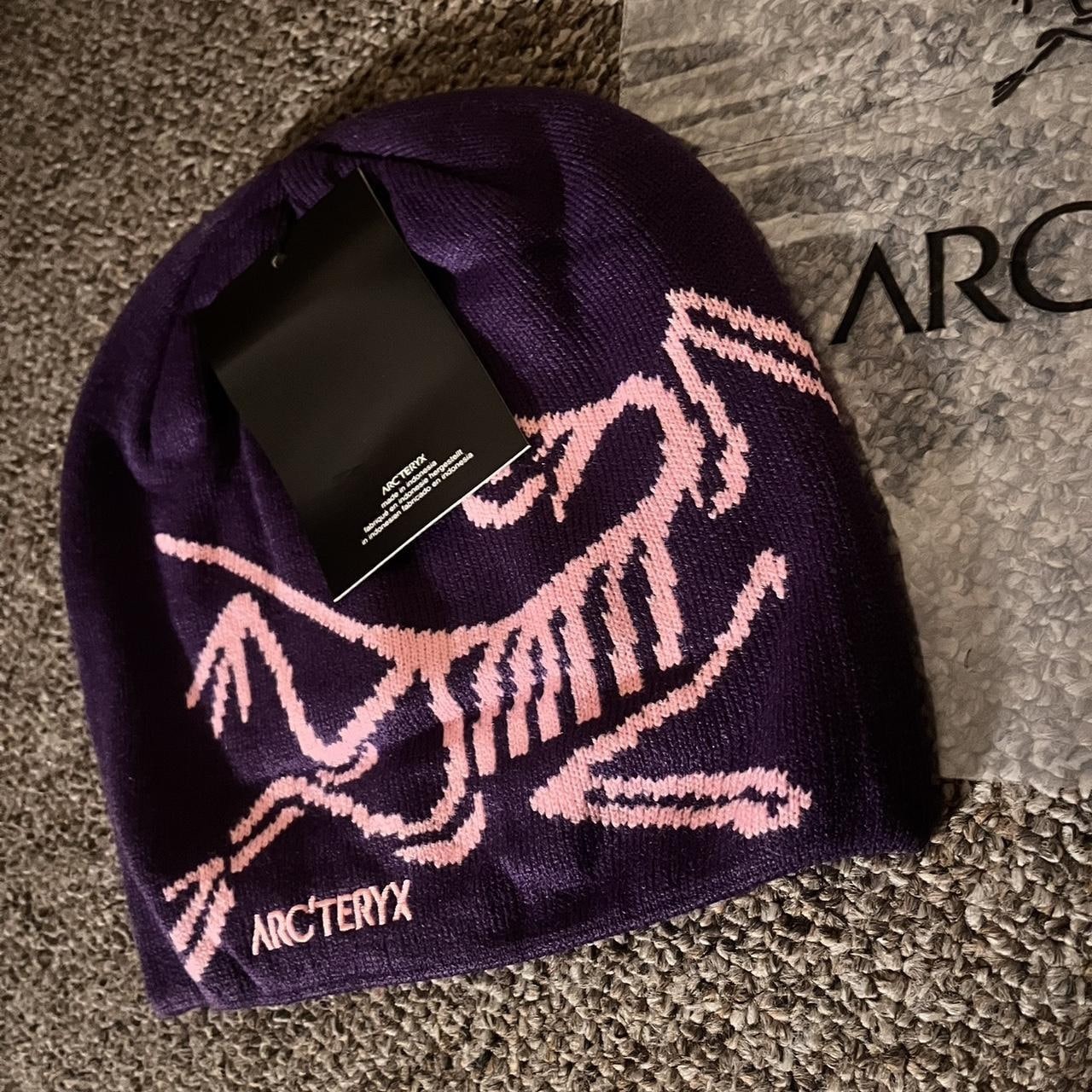 Arc'teryx Bird Head Toque Beanie Purple Wool Winter Hat 2025 Authentic New