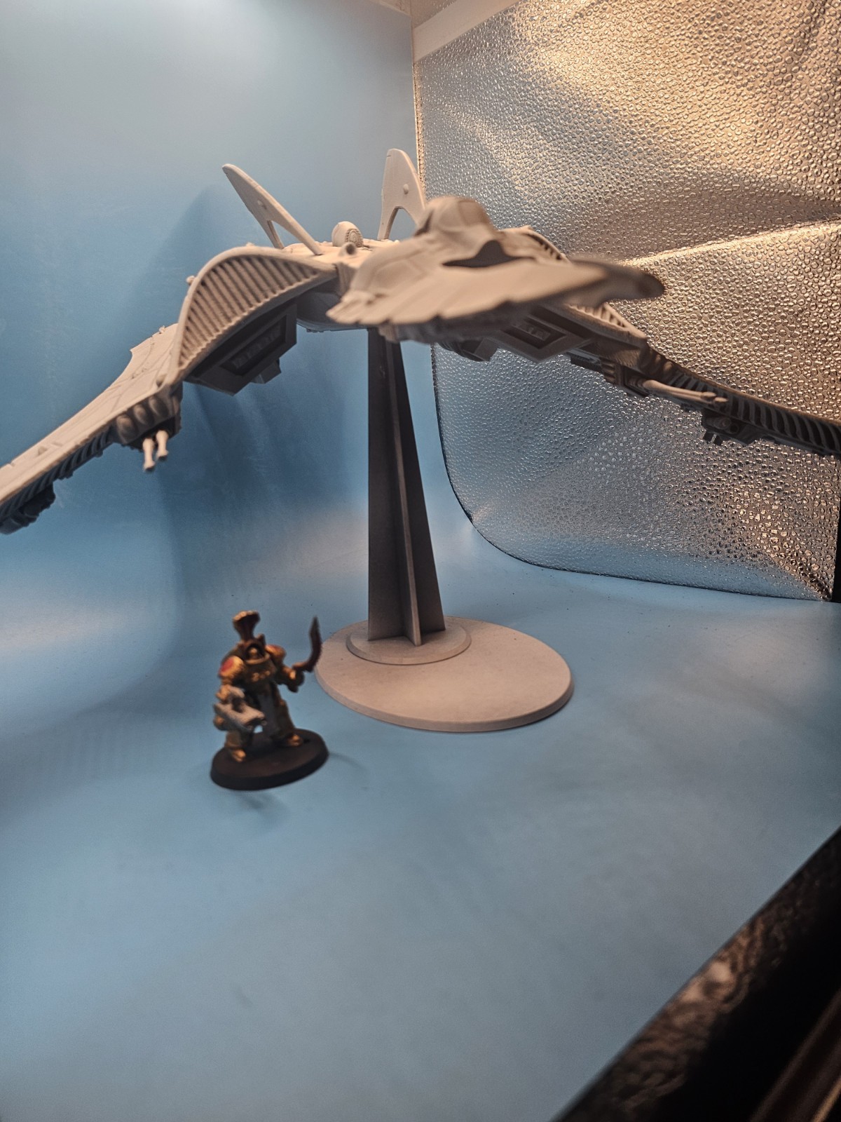 Grimdark Wargaming 40K likes Space Elf Dracula Raid Ship x1