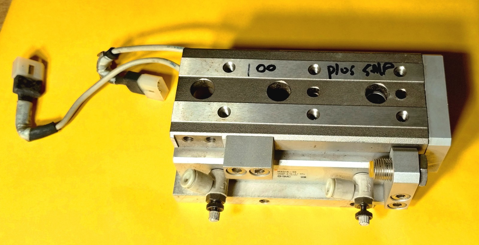 SMC MXQ16-50 MXQ Guided Cylinder Pneumatic Air Linear Positioning Slide table