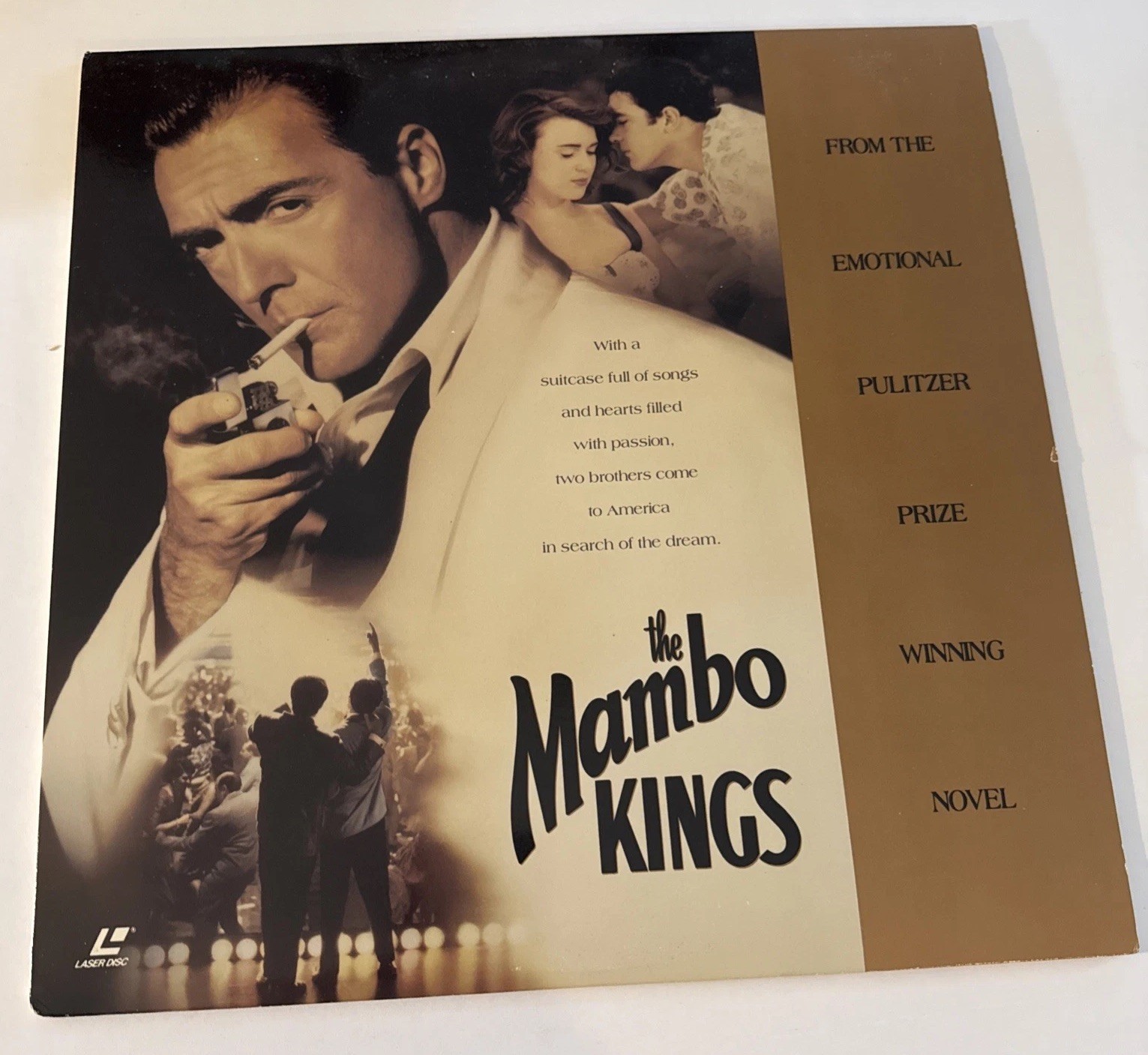 THE MAMBO KINGS Armand Assante Antonio Banderas Good Condition Laser Disc