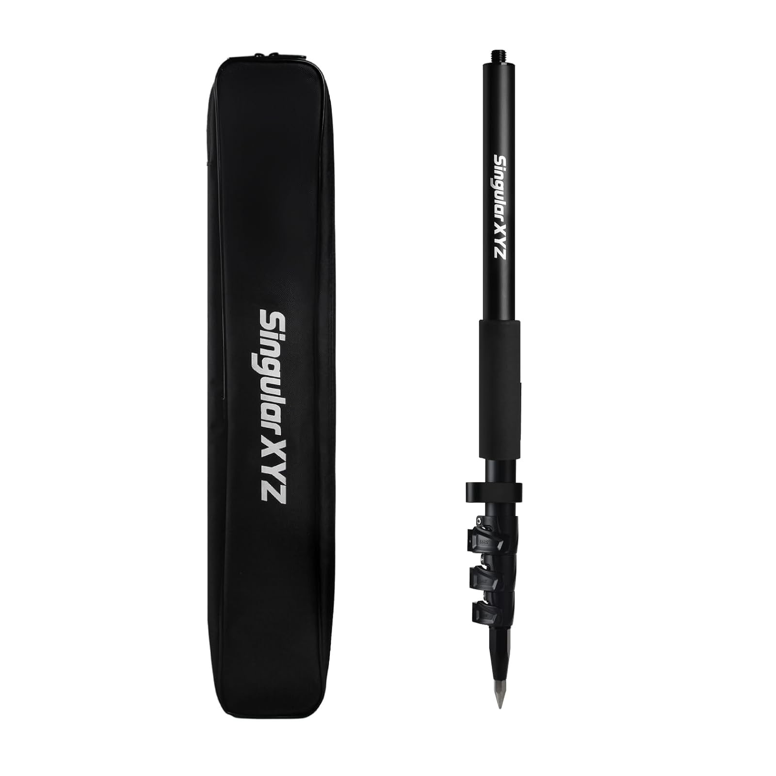 Aluminum GPS Rover Pole Telescopic 1.8m Survey RTK Accessory