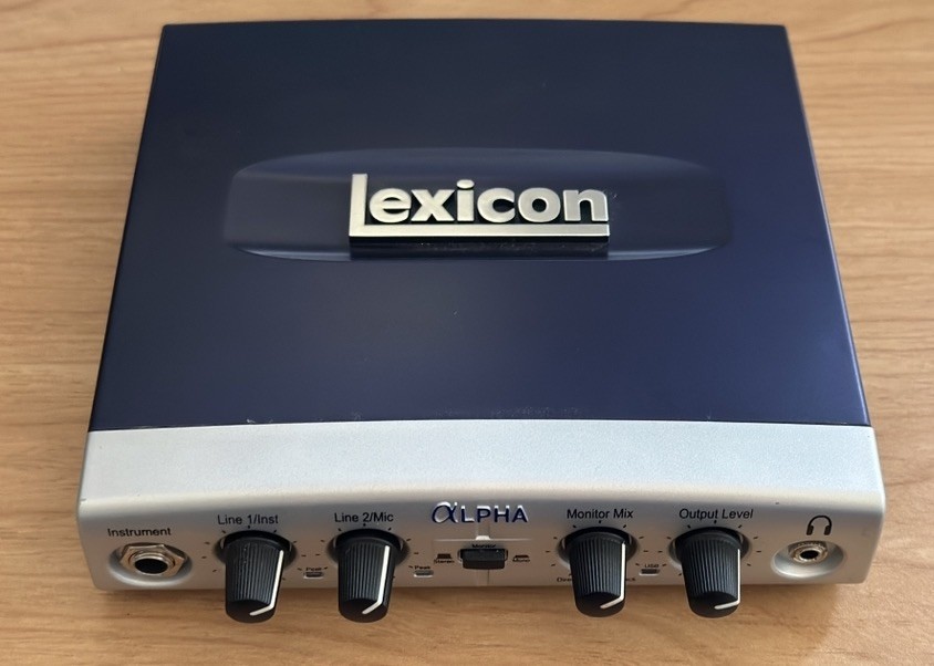 Lexicon Alpha V Desktop Digital Recording Audio Interface LEXALPHAV