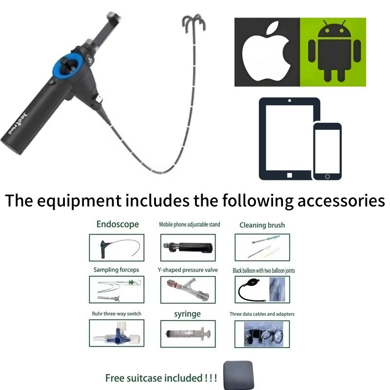 Gastrointestinal Bronchus Endoscopy With 360° Steering，Inclusive Biopsy Forceps