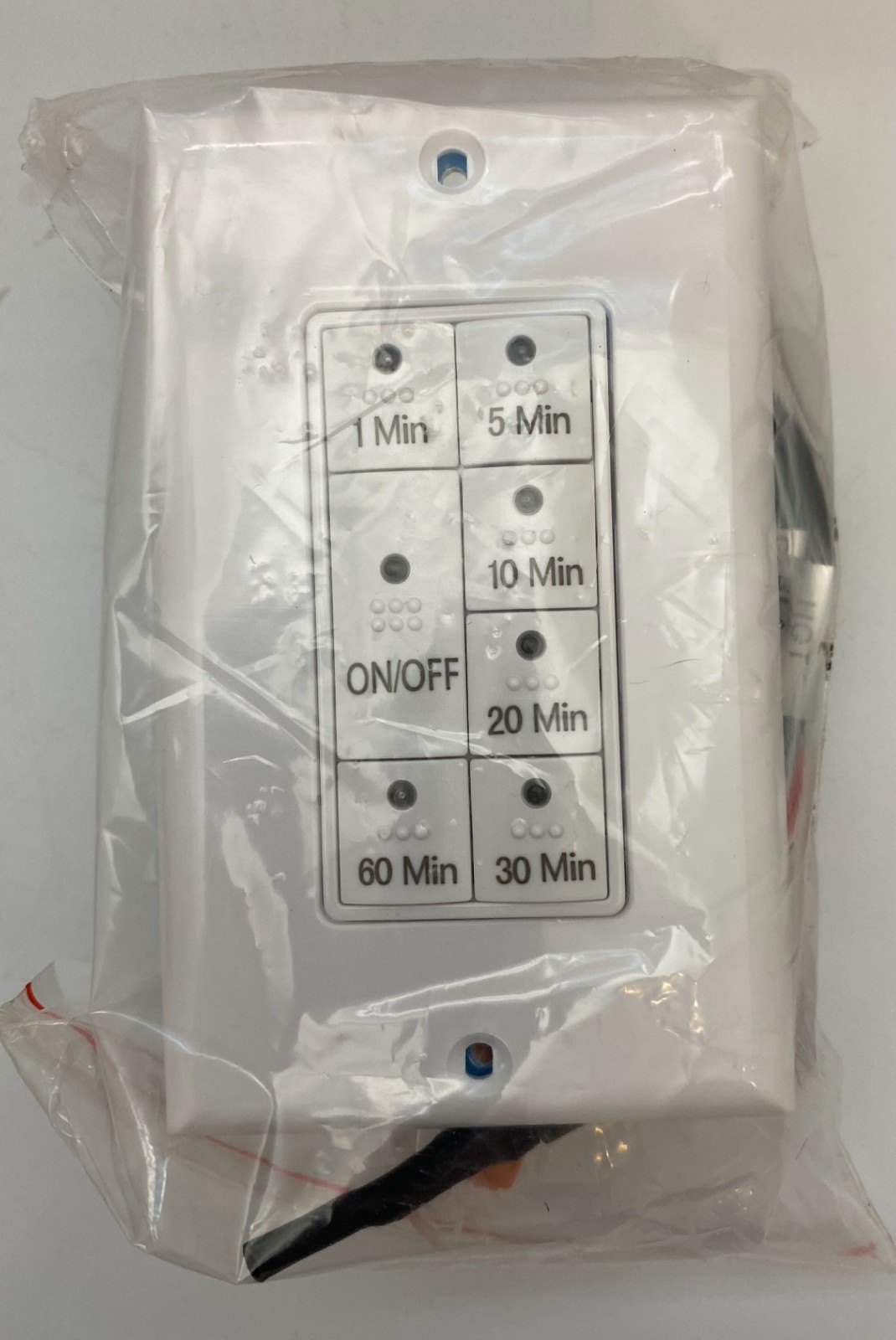 Maxxima MEW-PT1800-02 7-Button In-Wall Countdown Timer Switch, White, 2-Pack