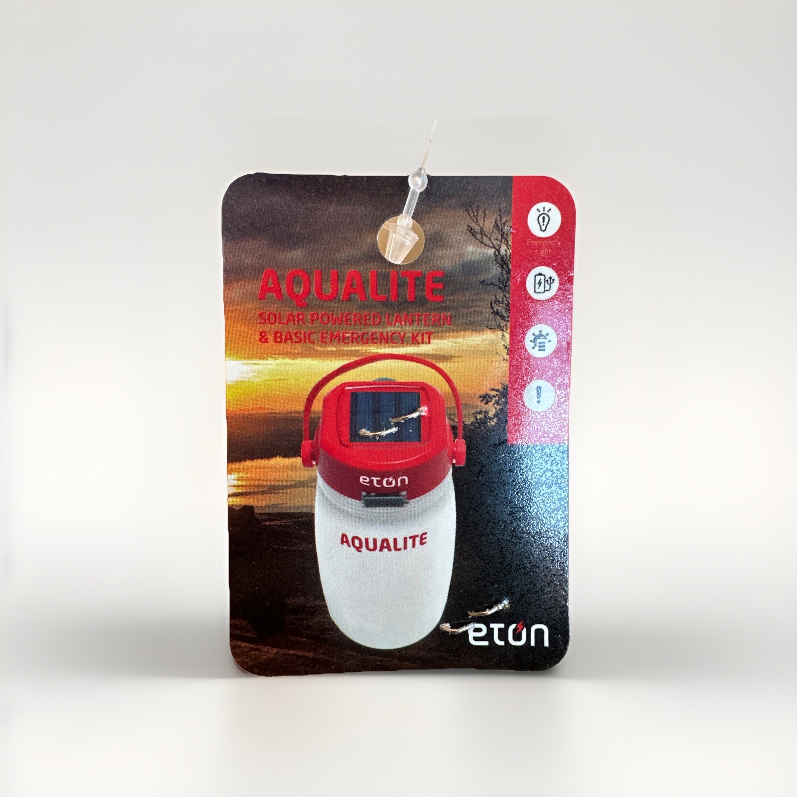 Eton Solar Powered Lantern Purification Straw Flint Whistle ￼Basic Emergency Kit